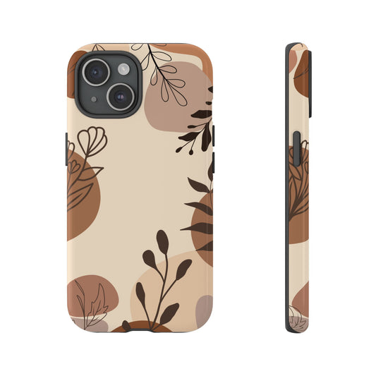 CARAMEL MINIMALISTIC PRINT Tough Cases